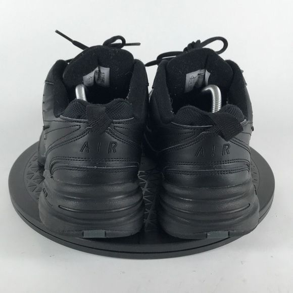 Nike Air Monarch IV Triple Black Comfort Walking Shoes 415445-001 Mens Size 11.5 - Picture 6 of 12